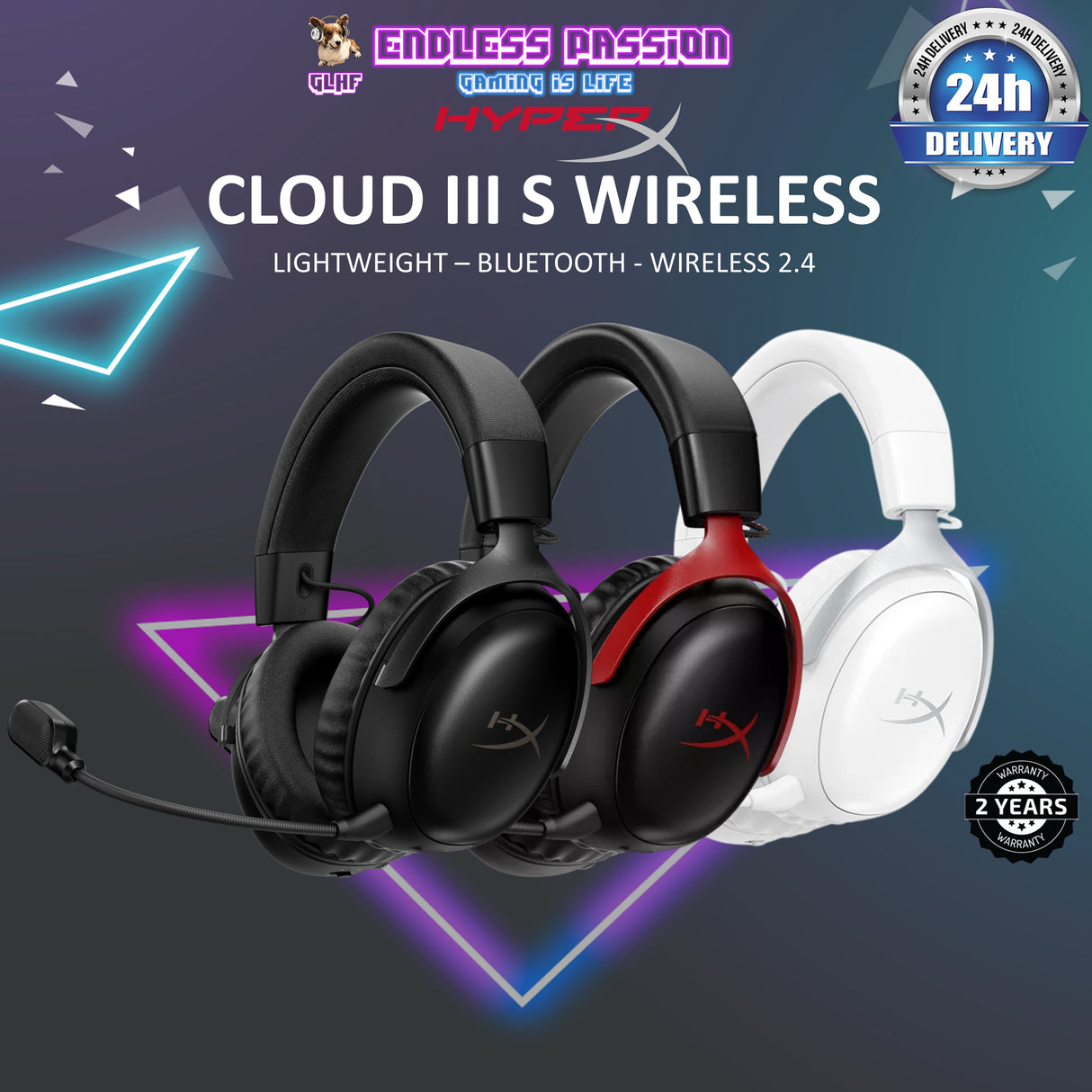 HyperX Cloud III S Wireless Gaming Headset