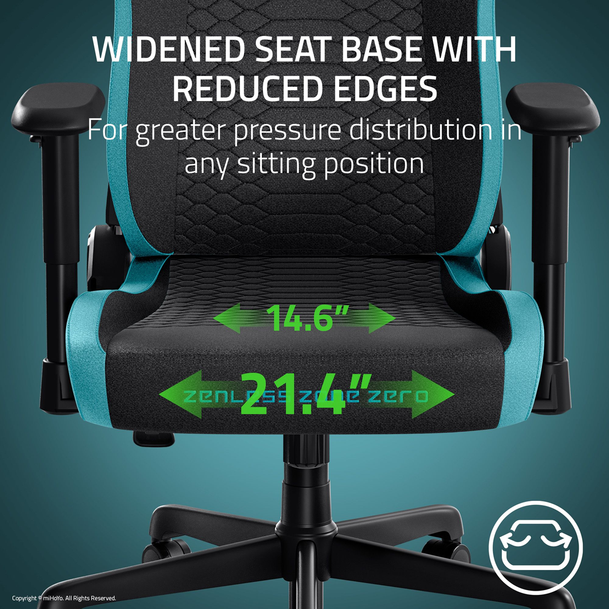 Razer Iskur V2 X Zenless Zone Zero Edition - Core Ergonomic Gaming Chair-Black Fabric