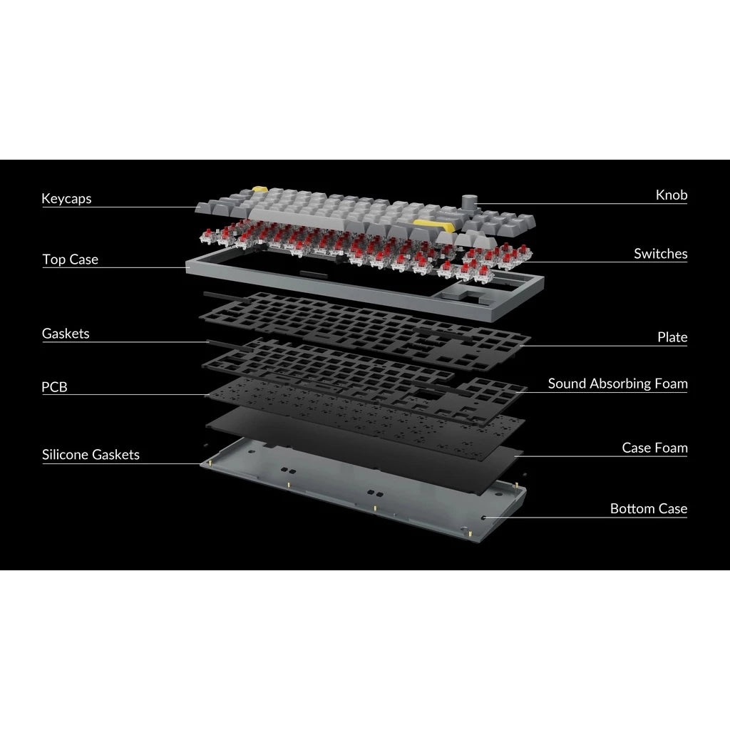 Keychron Q3 Knob QMK Custom Mechanical Keyboard Barebone Kit