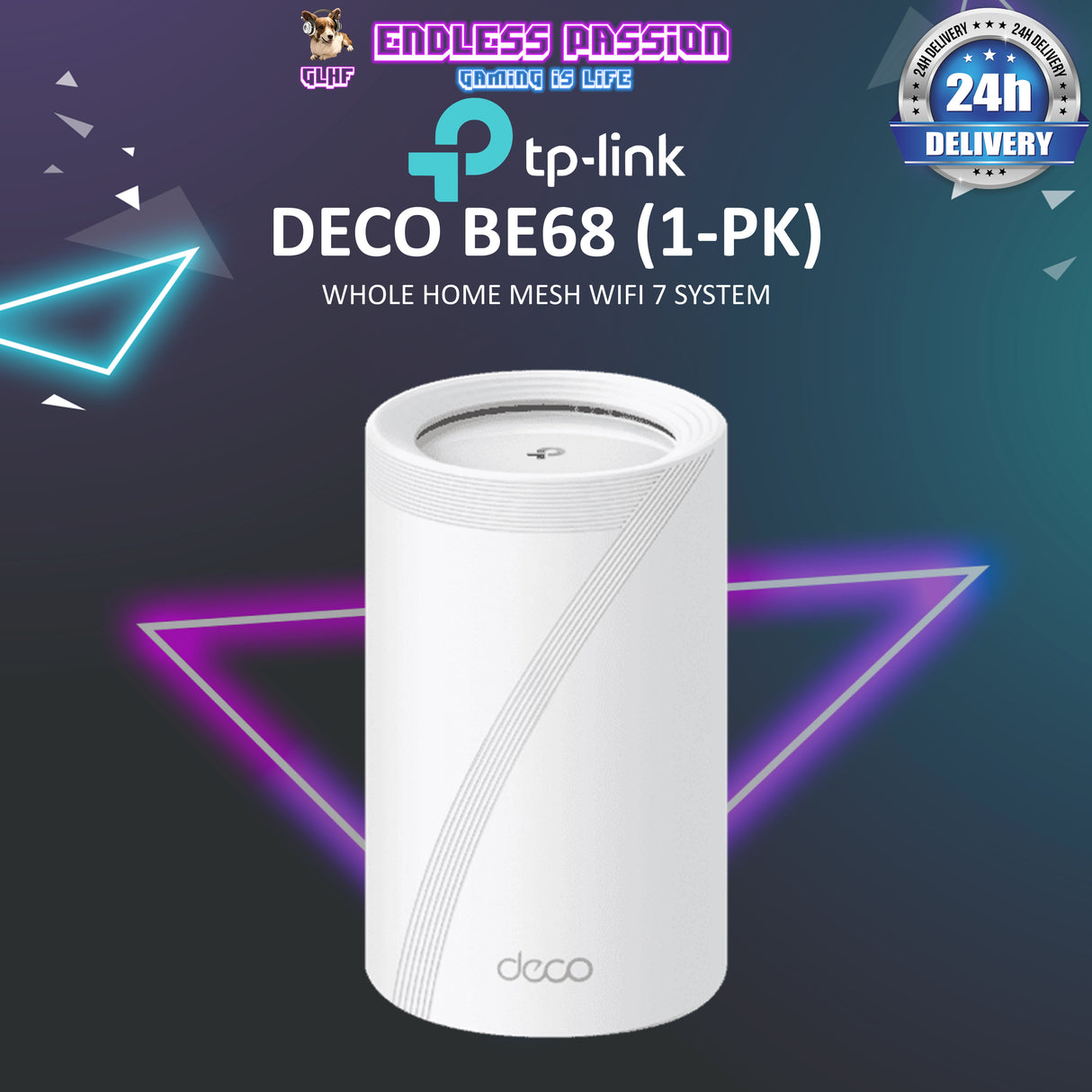 TP-LINK Deco BE68 - BE14000 Tri-Band Whole Home Mesh WiFi 7 System