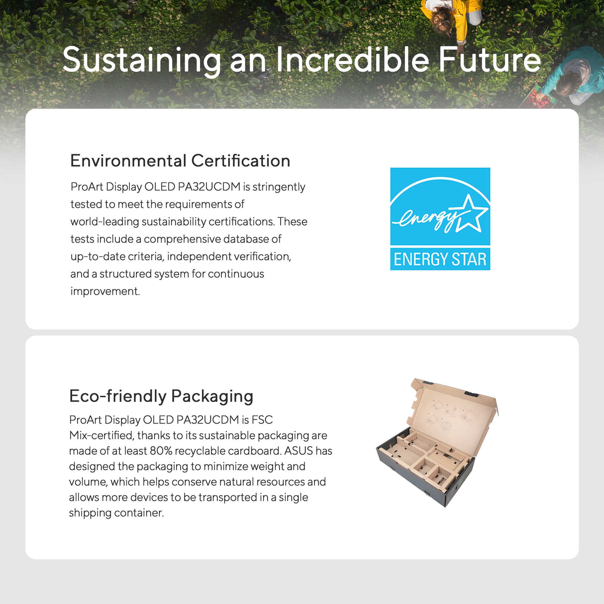 ASUS ProArt Display PA32UCDM 4K UHD QD-OLED Professional Monitor