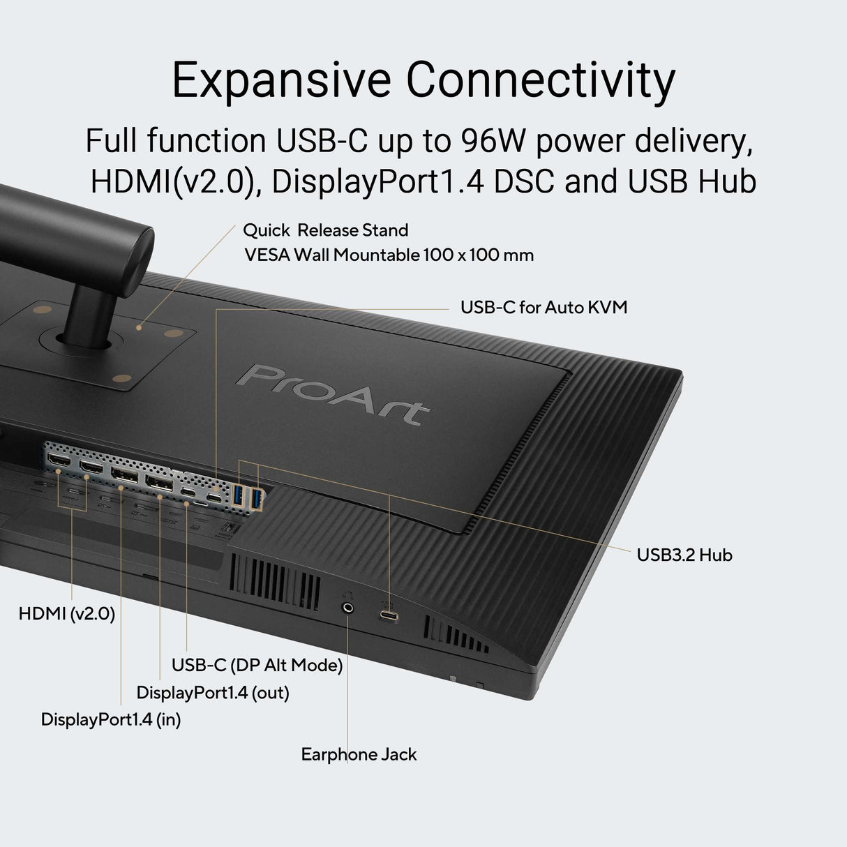 ASUS ProArt Display PA32UCE 4K UHD IPS Professional Monitor