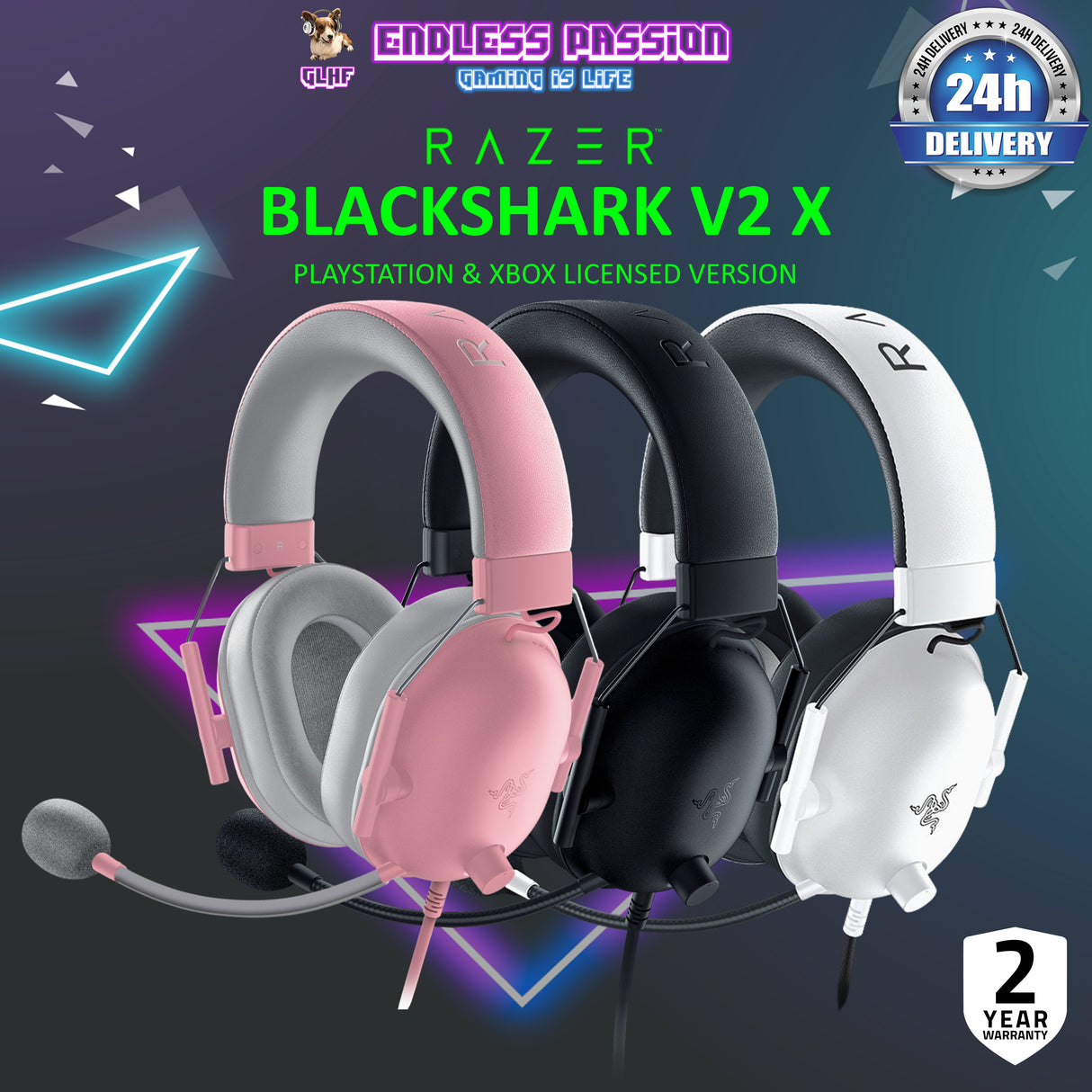 Razer Blackshark V2 X for Playstation & Xbox
