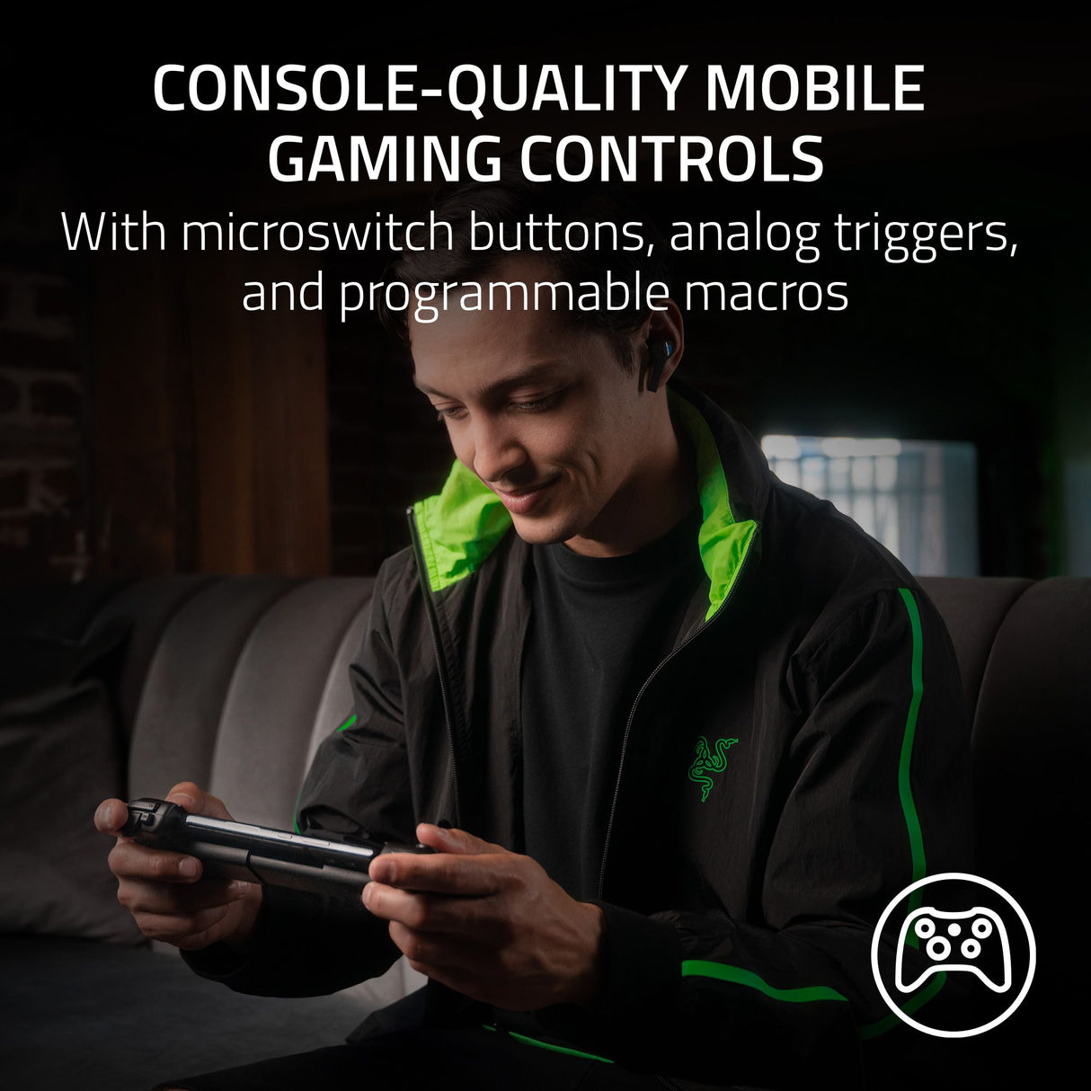 Razer Kishi V2 - Universal Mobile Gaming Controller for iPhone