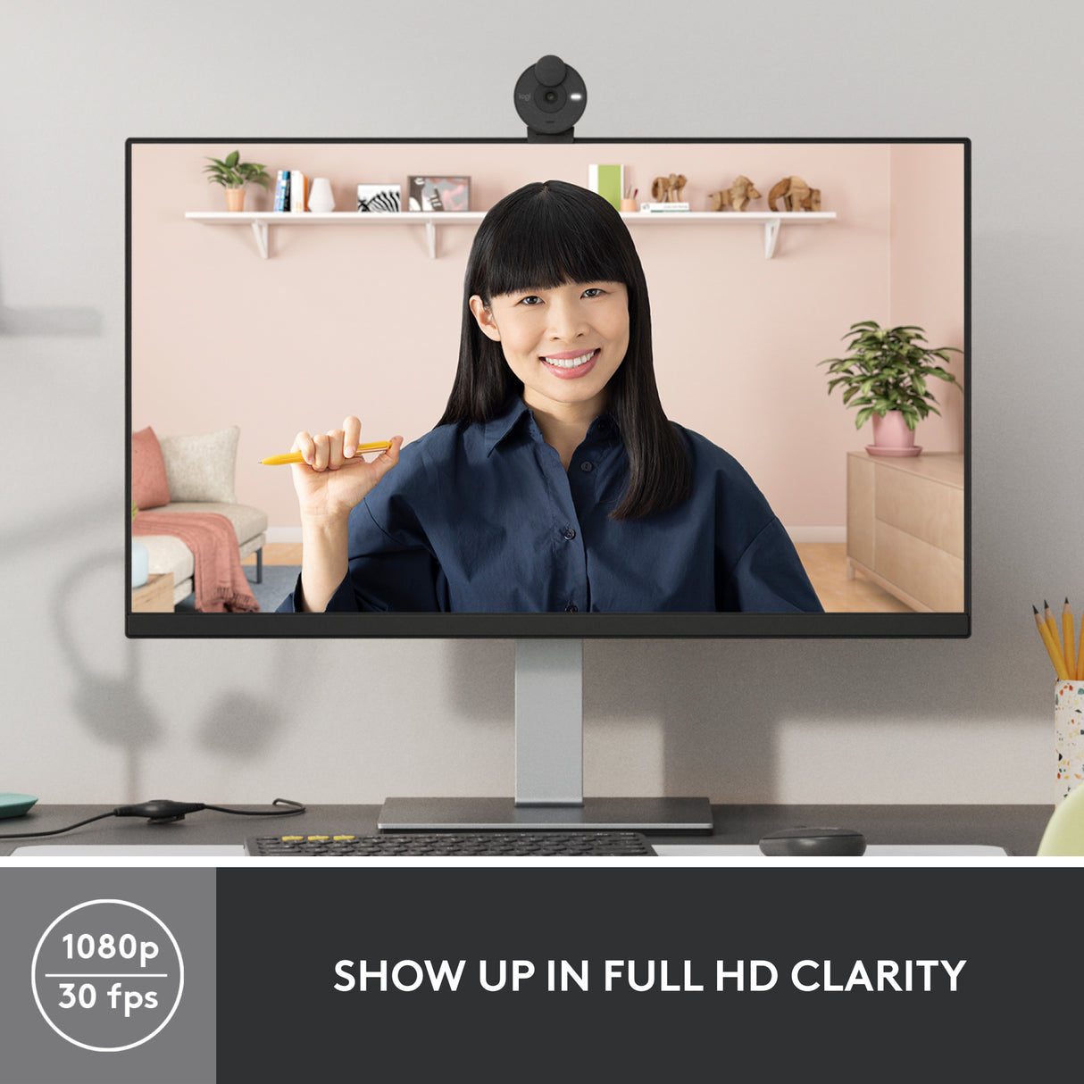 Logitech Brio 300 Full HD Webcam