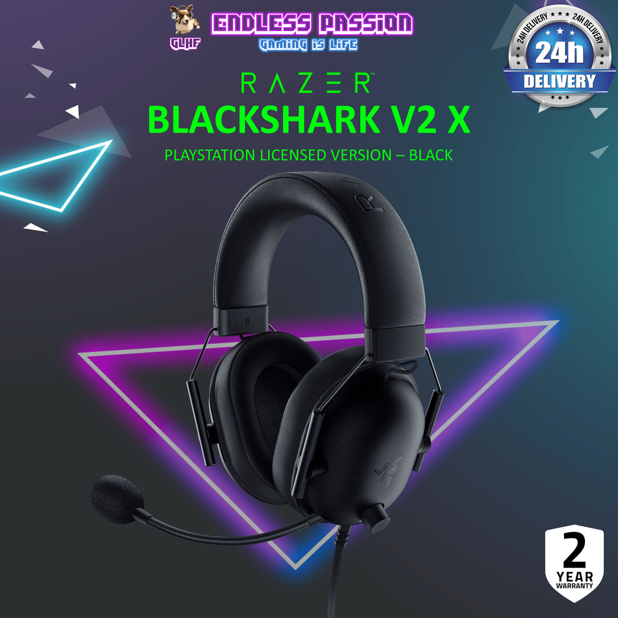 Razer Blackshark V2 X for Playstation & Xbox