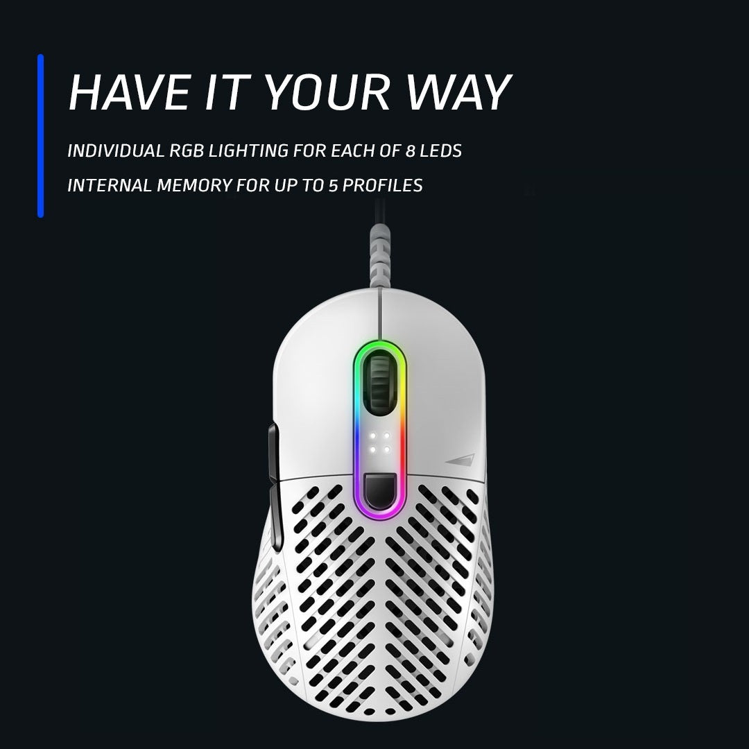 Mountain Makalu 67 Mouse - White