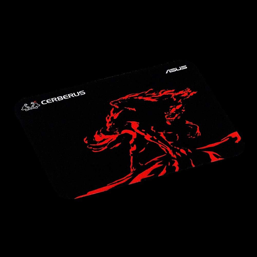 ASUS Cerberus Pad Mini Gaming Mousepad, Black & Red