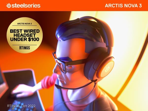 SteelSeries Arctis Nova 3 Wired Gaming Headset