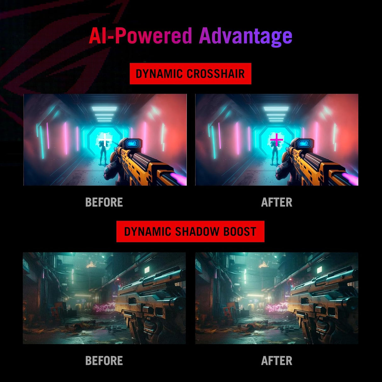 ASUS Gaming Monitor XG27ACMS - QHD - Fast IPS - 2560x1440 - 27" - 0.3ms - 320HZ(OC) - HDR