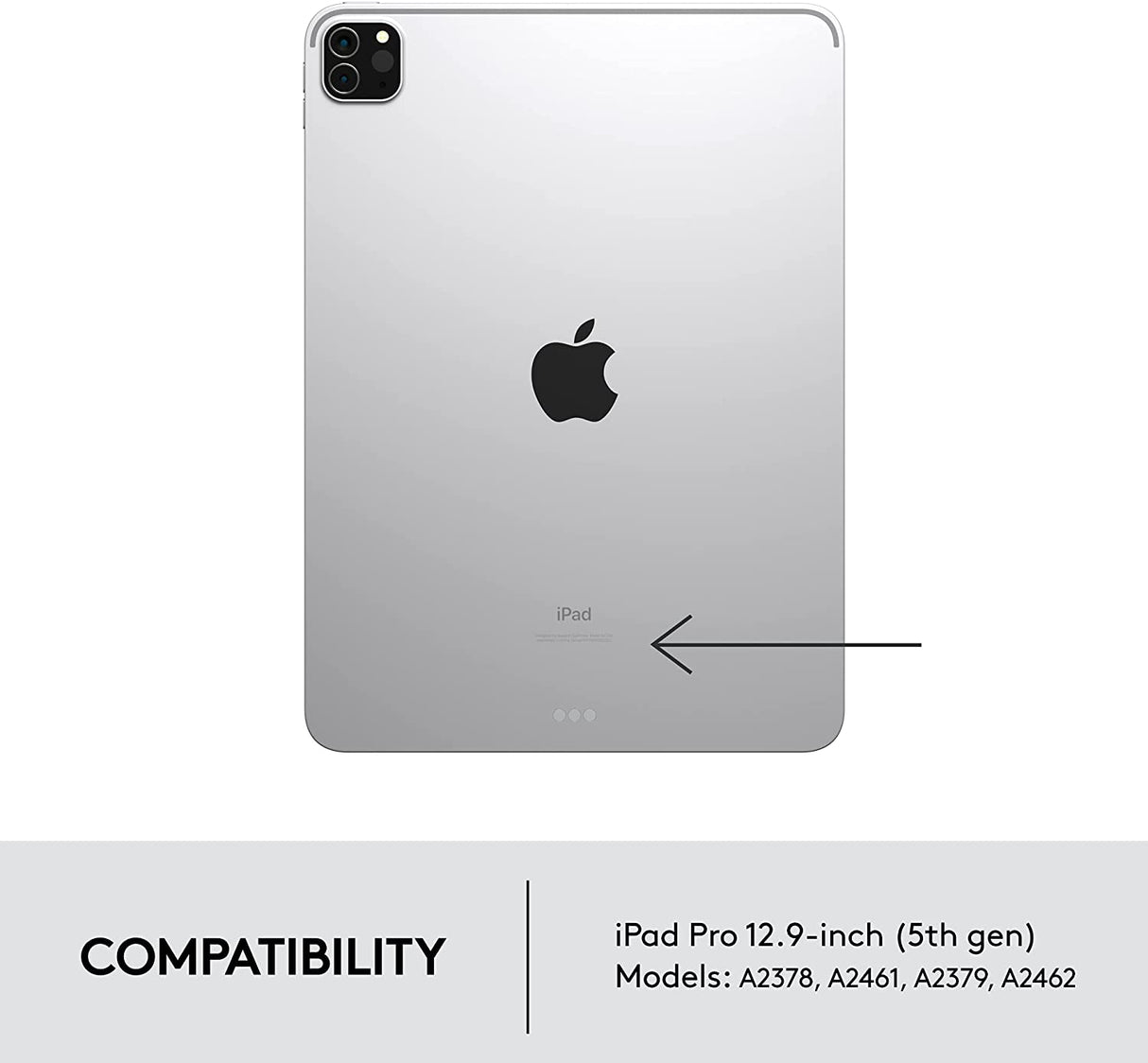 Logitech Combo Touch for iPad Pro 12.9" 5th, 6th Gen - 920-010215