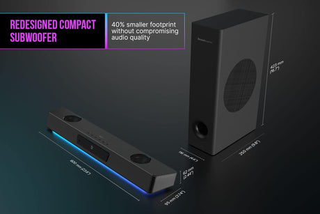 Creative Sound Blaster Katana V2X Gaming Soundbar with Compact Subwoofer