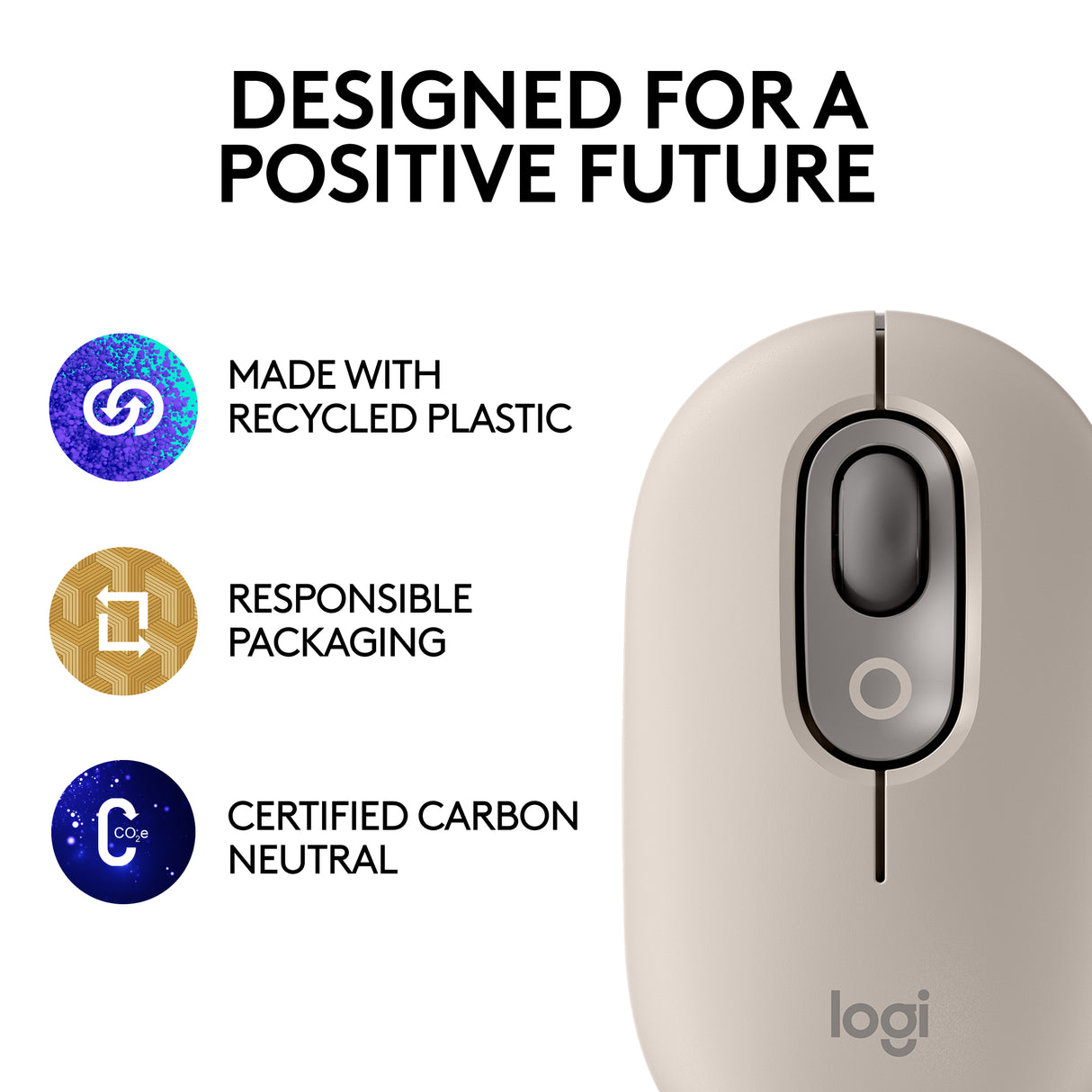 Logitech POP Mouse Wireless Mouse with Customizable Emojis