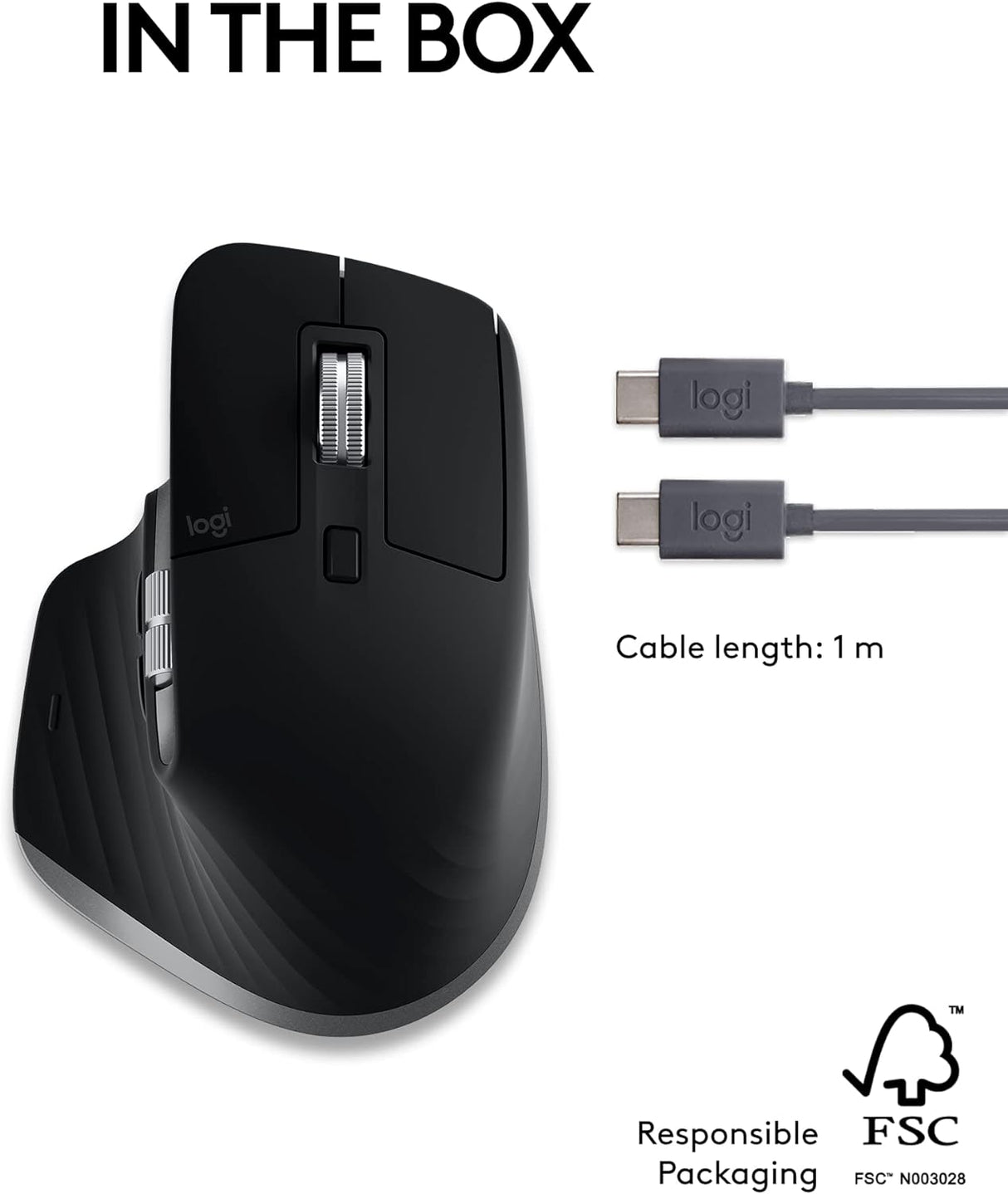 Logitech MX Master 3S for Mac Performance Wireless Mouse