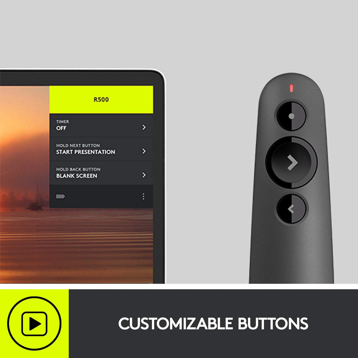 Logitech R500s Wireless Laser Presentation