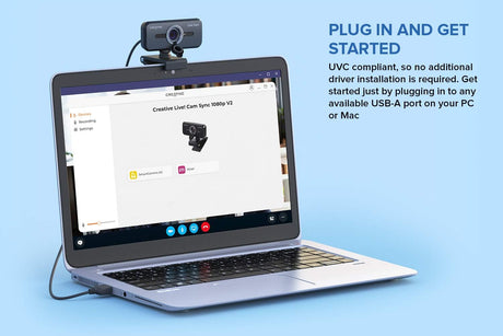 Creative Live! Cam Sync 1080p V2 Full HD Wide-Angle USB Webcam
