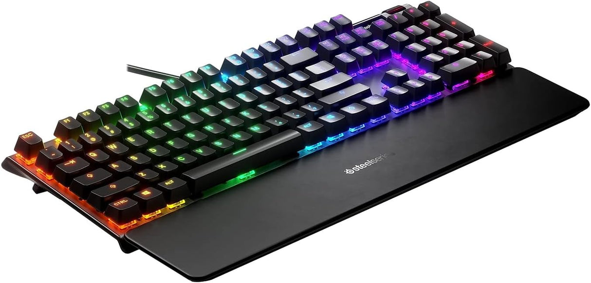 SteelSeries Apex 5 Hybrid Mechanical Gaming Keyboard with OLED Smart Display