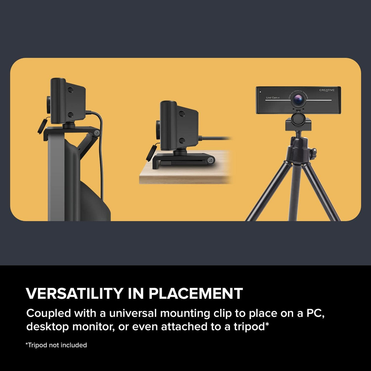 Creative Live! Cam Sync 4K UHD USB Webcam