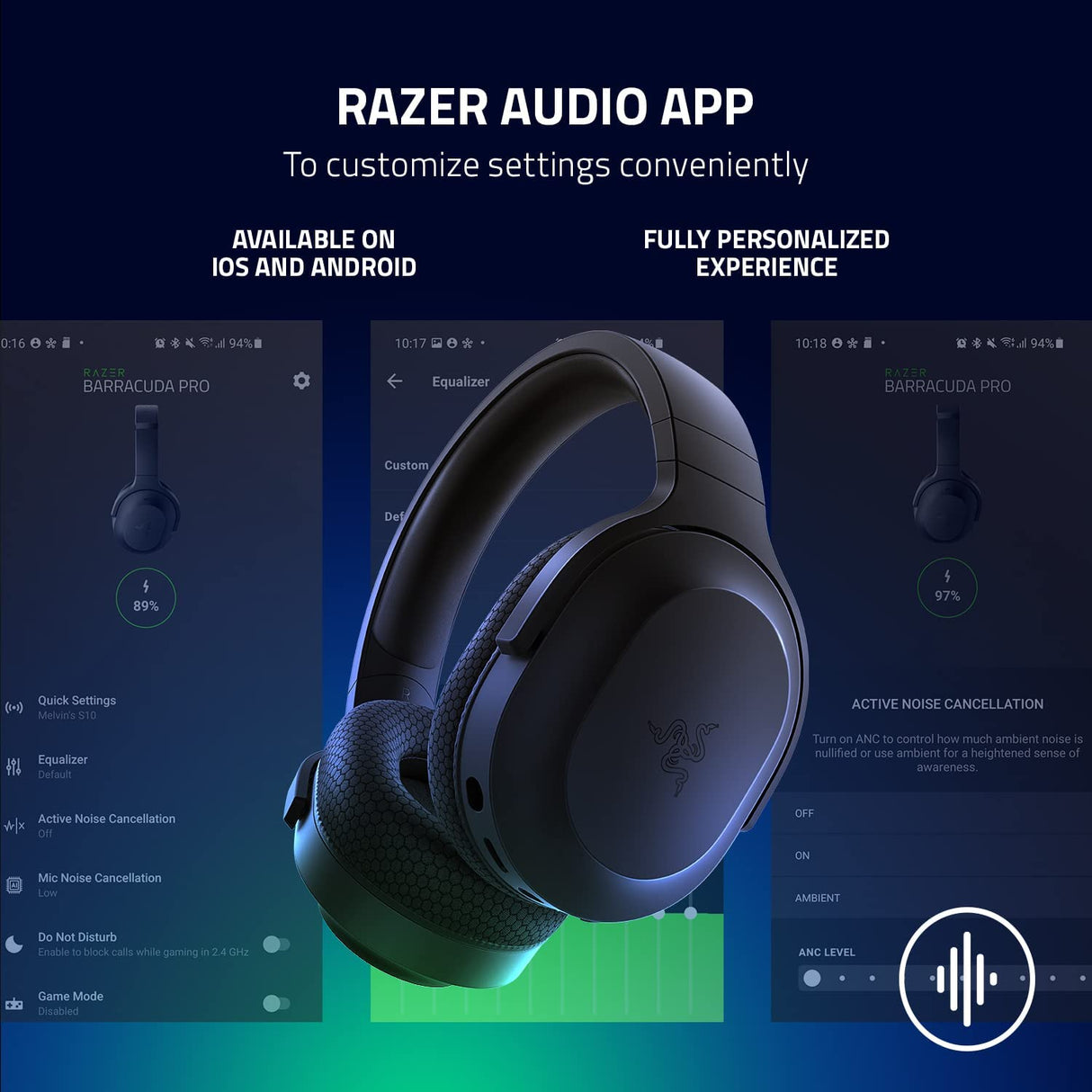 Razer Barracuda X (2022) - Wireless Multi-platform Gaming and Mobile Headset with Bluetooth 5.2 connection