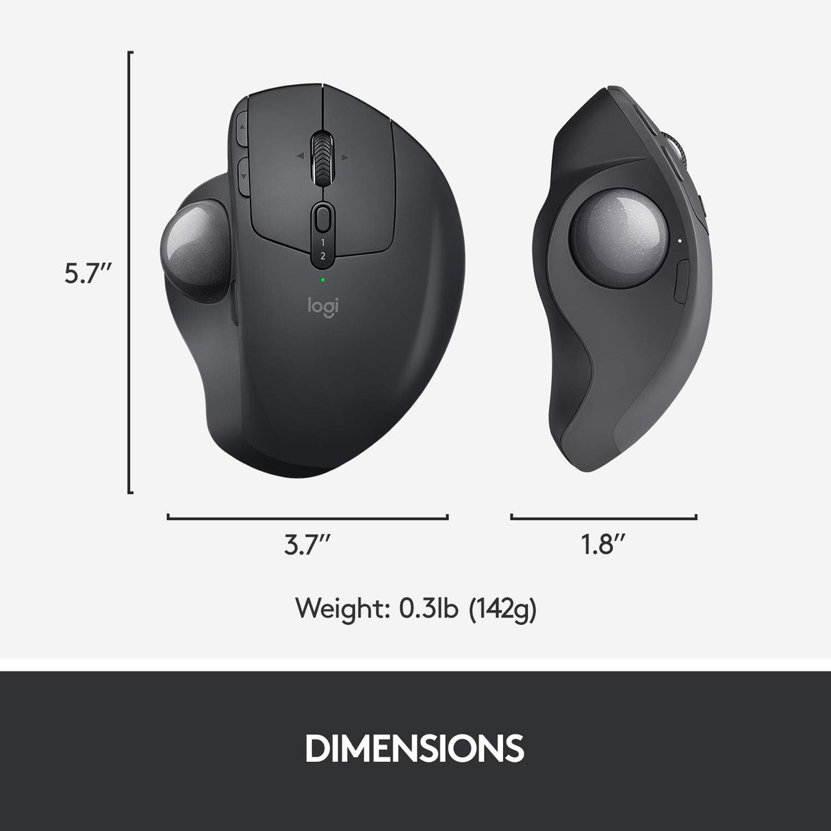Logitech MX ERGO S Wireless Trackball Mouse