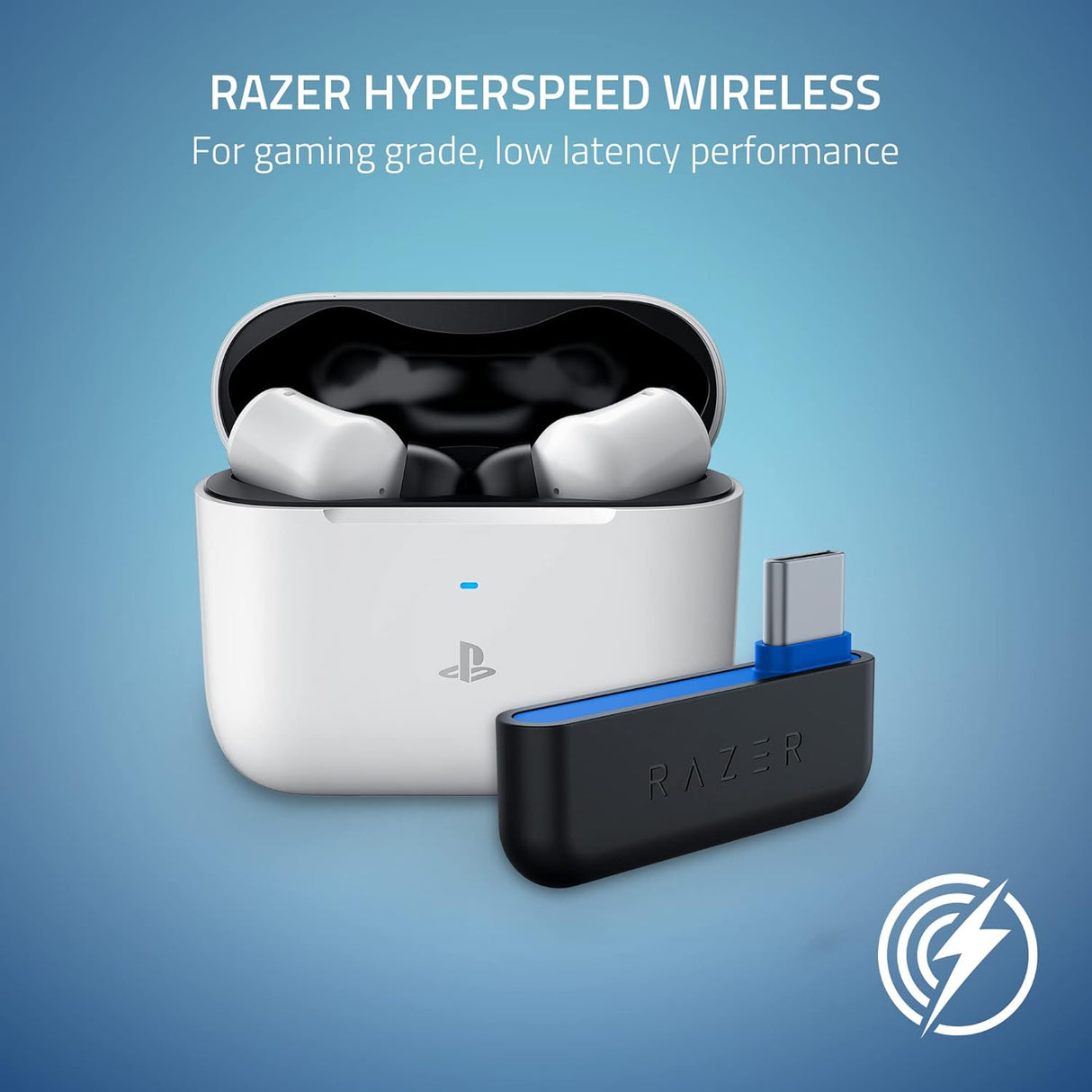 Razer Hammerhead HyperSpeed Wireless Gaming Earbuds for PS