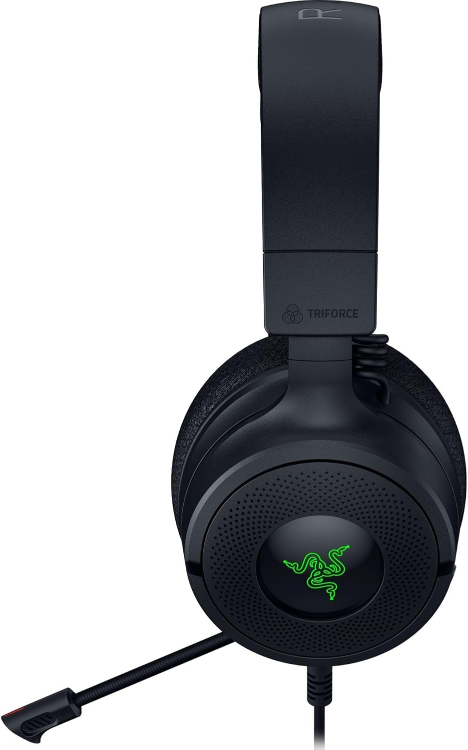 Razer Kraken V4 X - Wired PC Gaming Headset (TriForce 40mm Drivers, Retractable Cardioid Mic, 7.1 Surround Sound, Chroma RGB, for PC