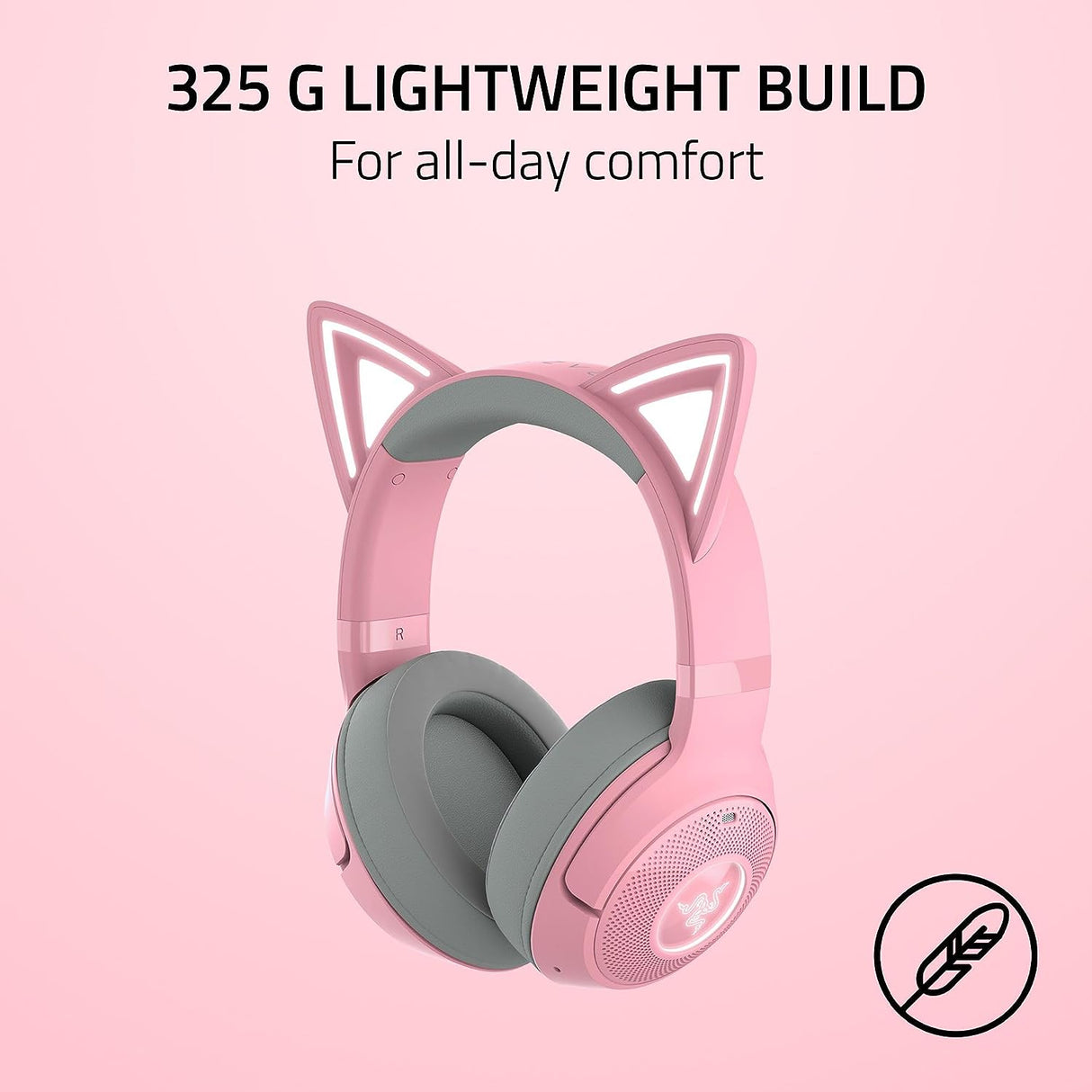 Razer Kraken Kitty V2 BT - Wireless Bluetooth RGB Headset with Kitty Ears