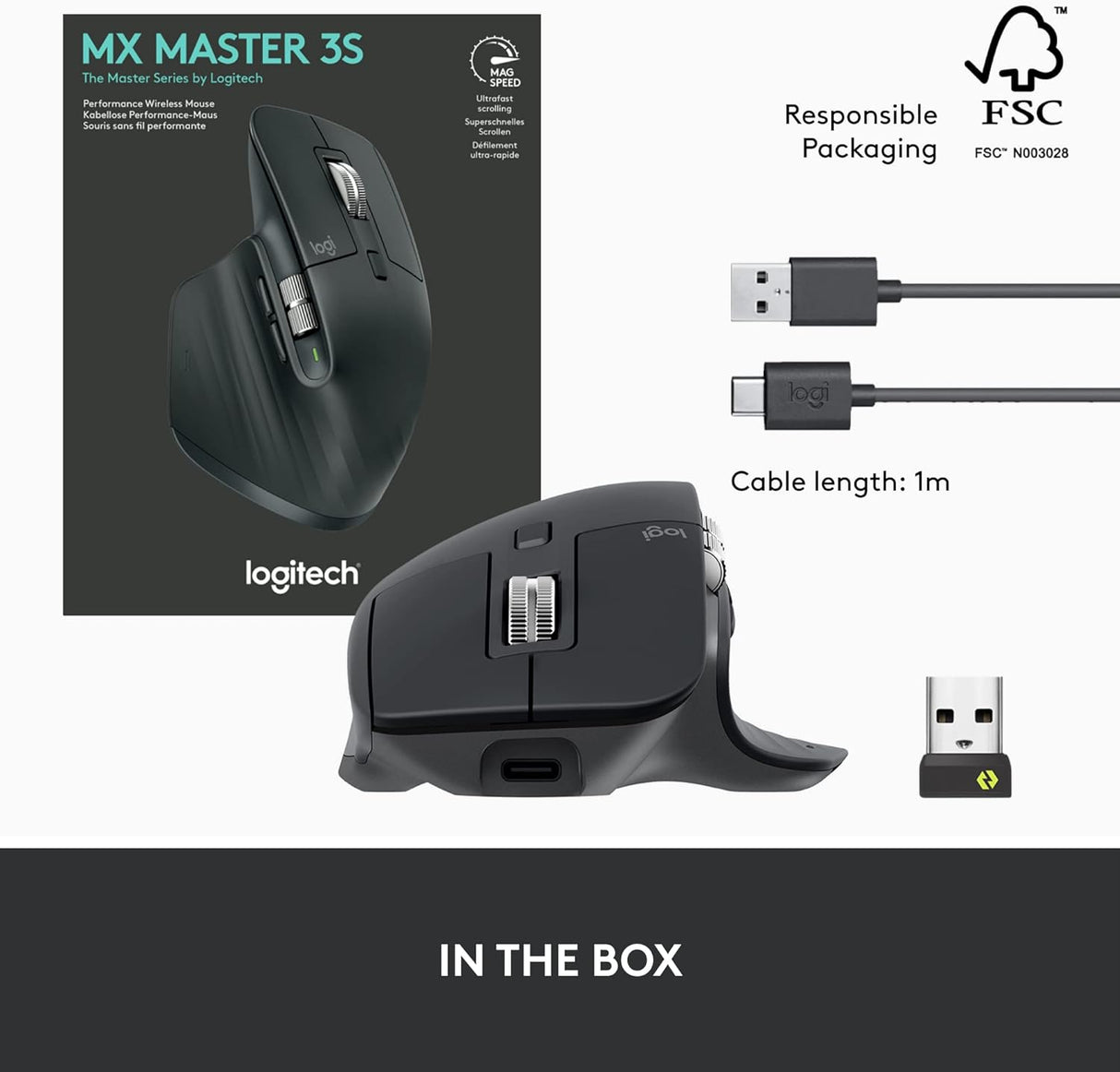 Logitech MX Master 3S Wireless Mouse