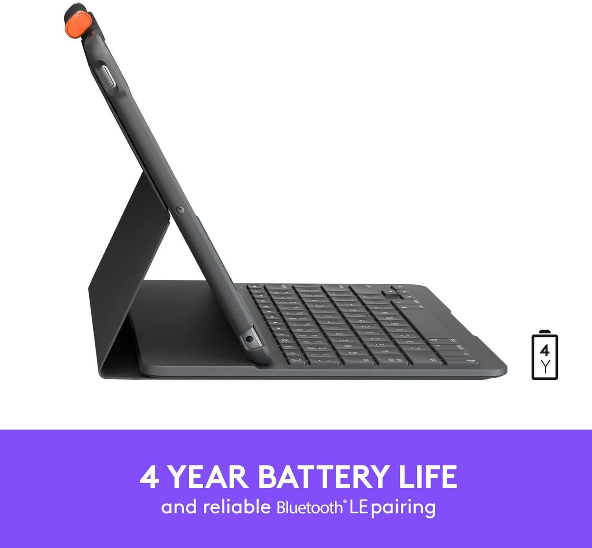 Logitech Slim Folio Keyboard Case for iPad 10.2" (7th, 8th, 9th Gen) - 920-009469