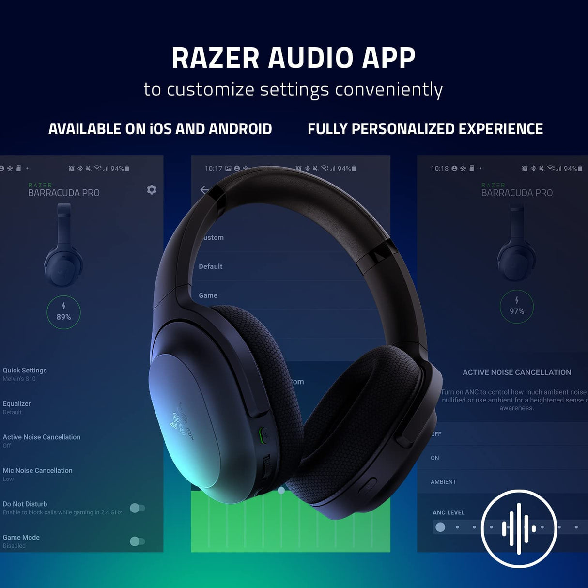 Razer Barracuda - Wireless Multi-platform Gaming and Mobile Headset with Bluetooth 5.2