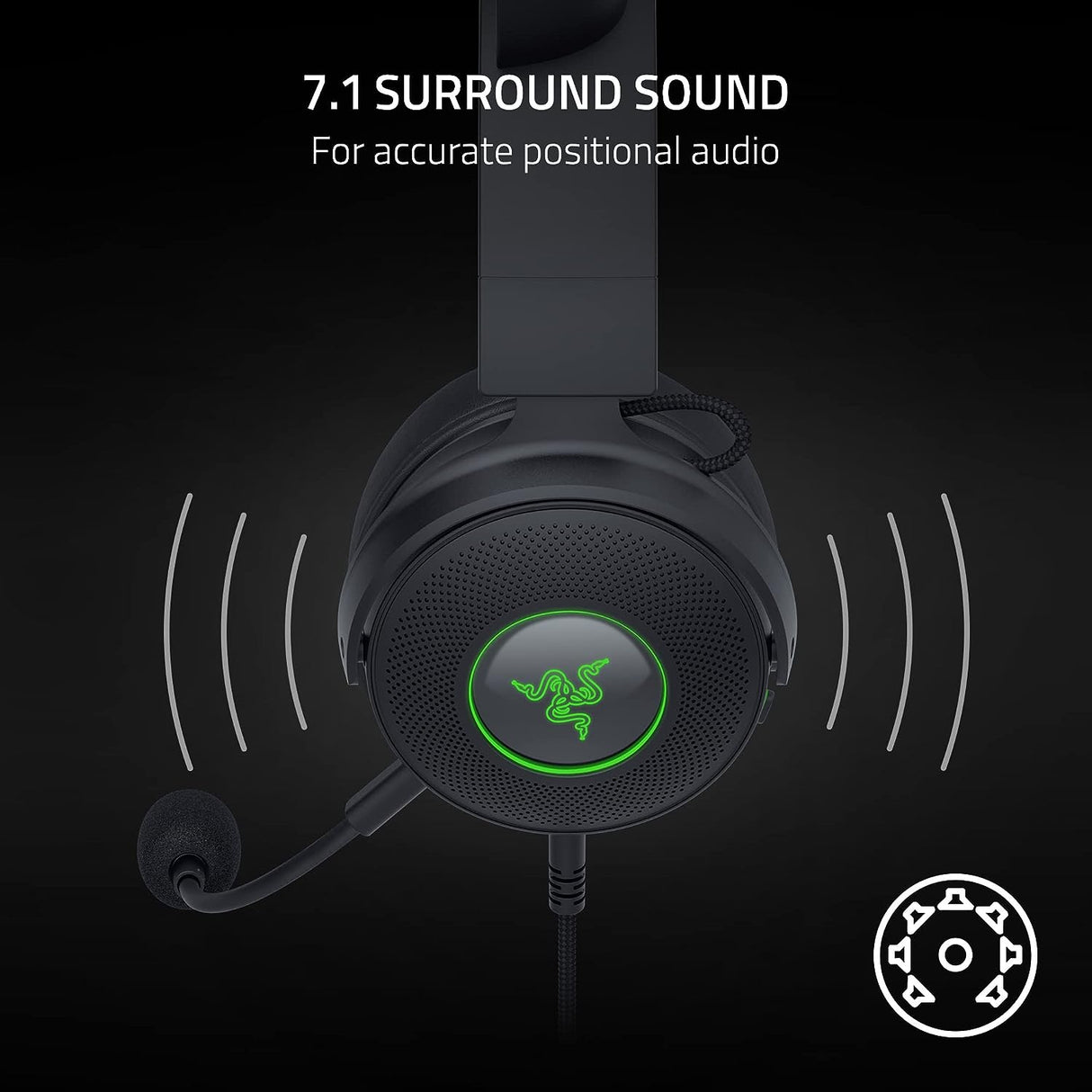 Razer Kraken Kitty V2 Pro - Wired RGB Headset with Interchangeable Ears