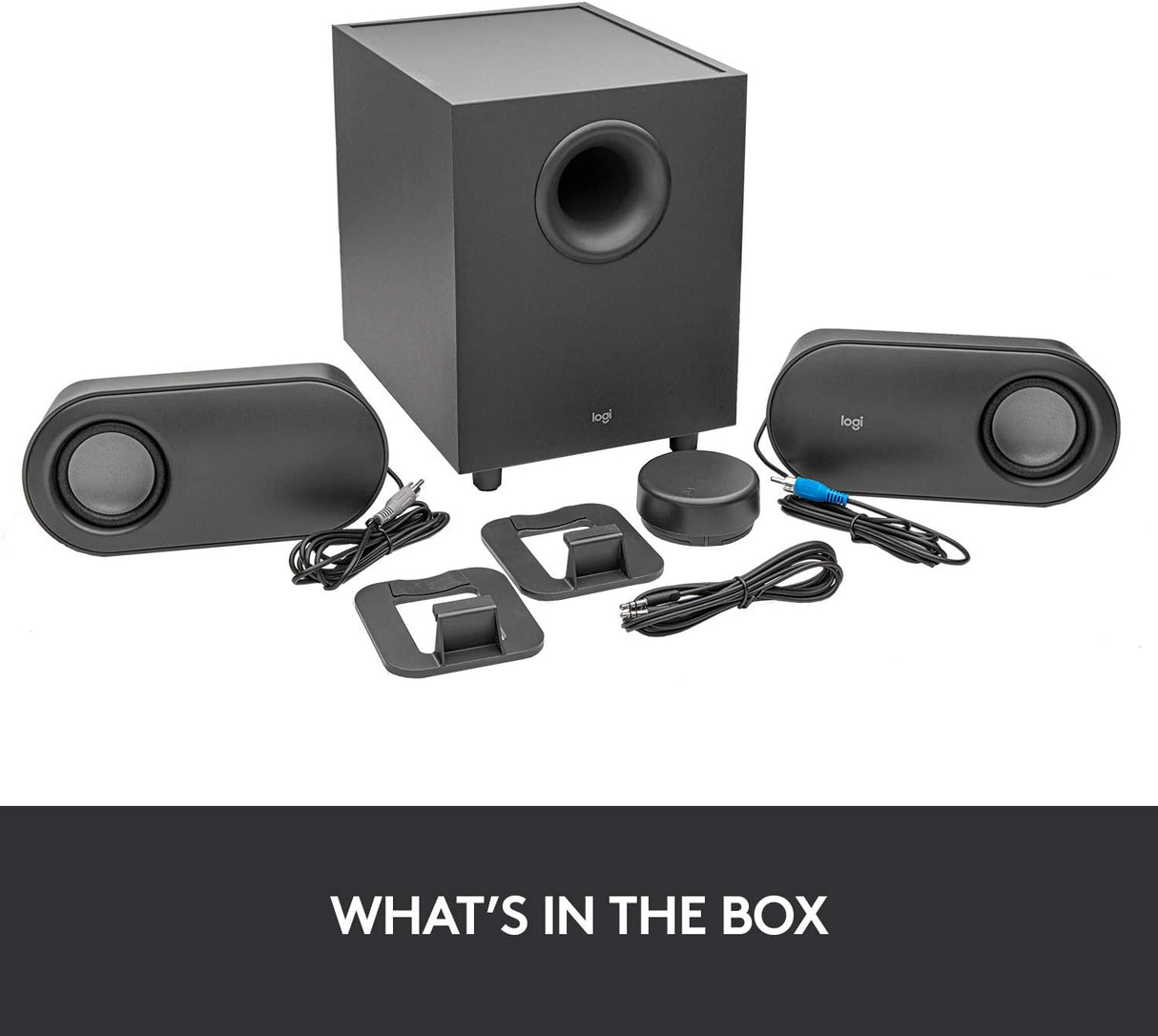 Logitech Z407 Bluetooth Computer Speakers with Subwoofer and Wireless Control