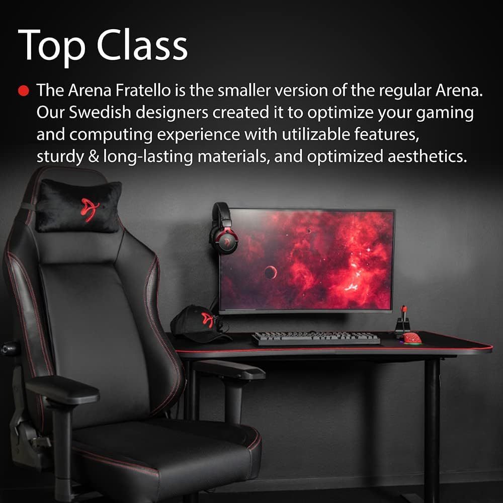 Arozzi Arena Fratello Curved Gaming Desk