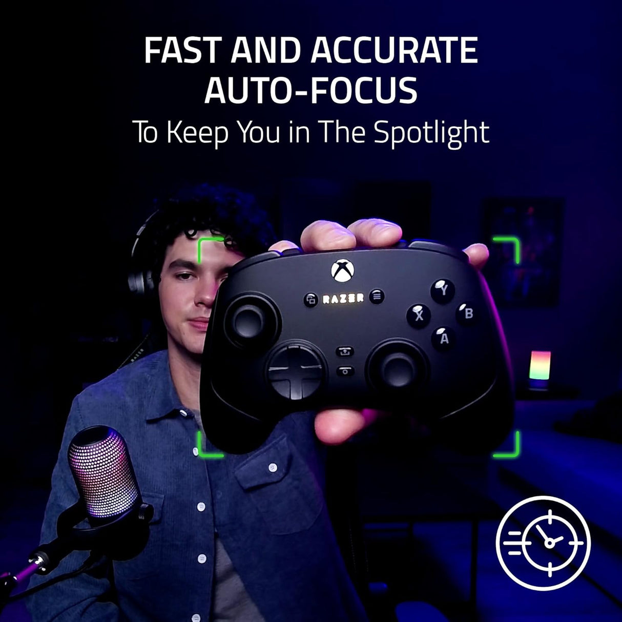 Razer Kiyo V2 X - 1080p60 Webcam for Content Creation and Streaming - Black Edition