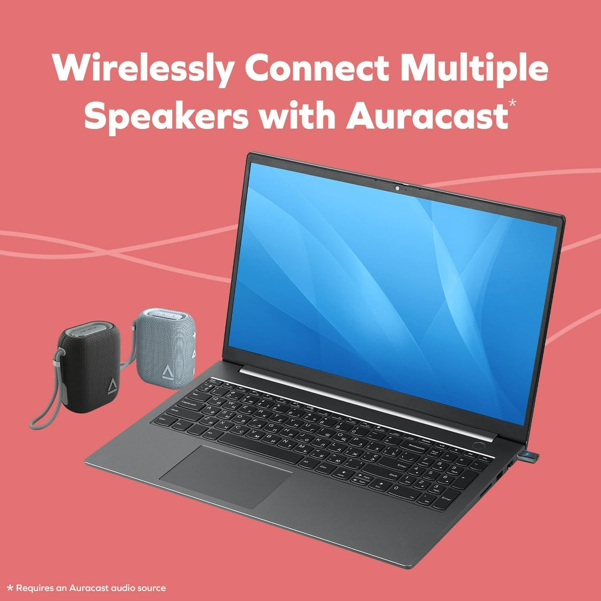 Creative MUVO Flex Waterproof Bluetooth Speaker with Auracast