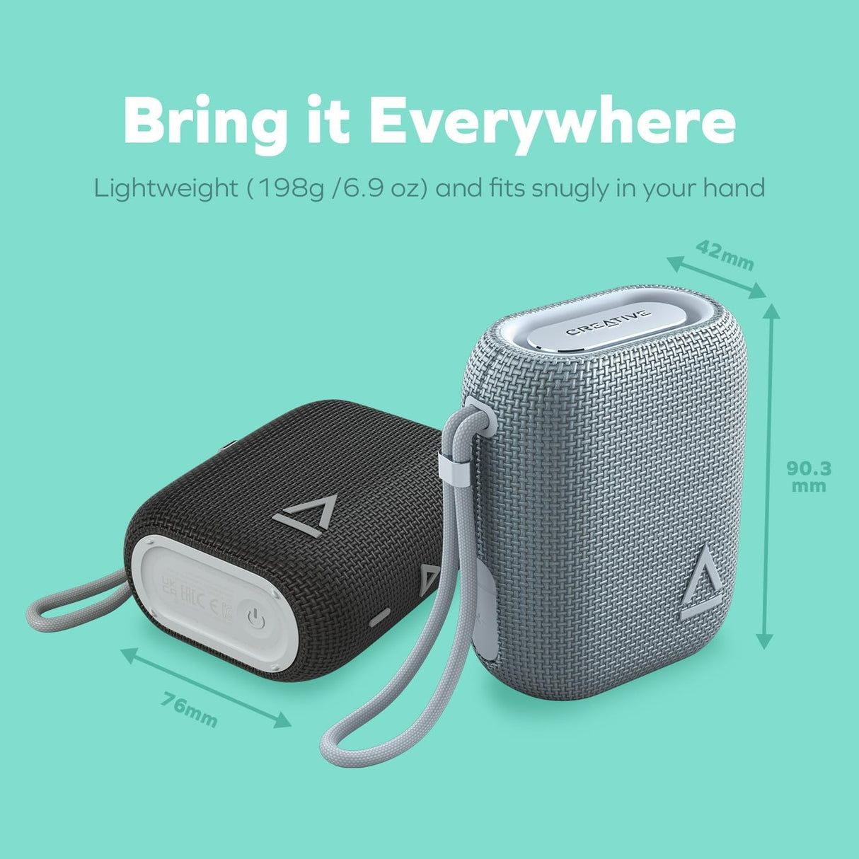 Creative MUVO Flex Waterproof Bluetooth Speaker with Auracast