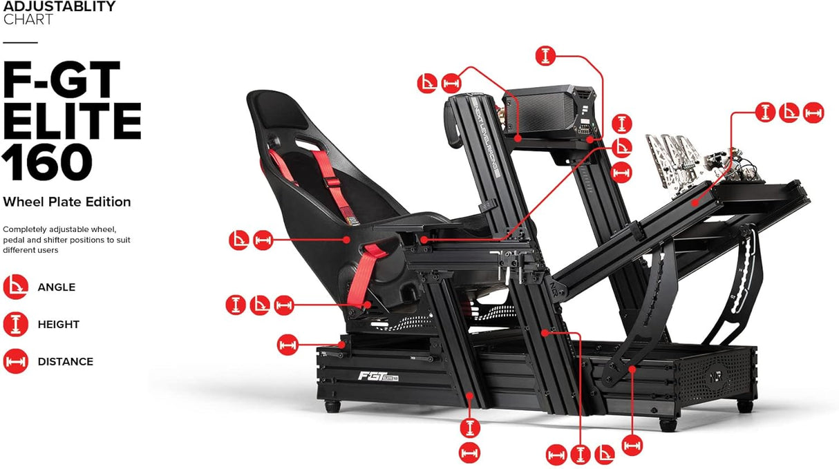 Next Level Racing F-GT Elite 160 Wheel Plate Edition (NLR-E025)