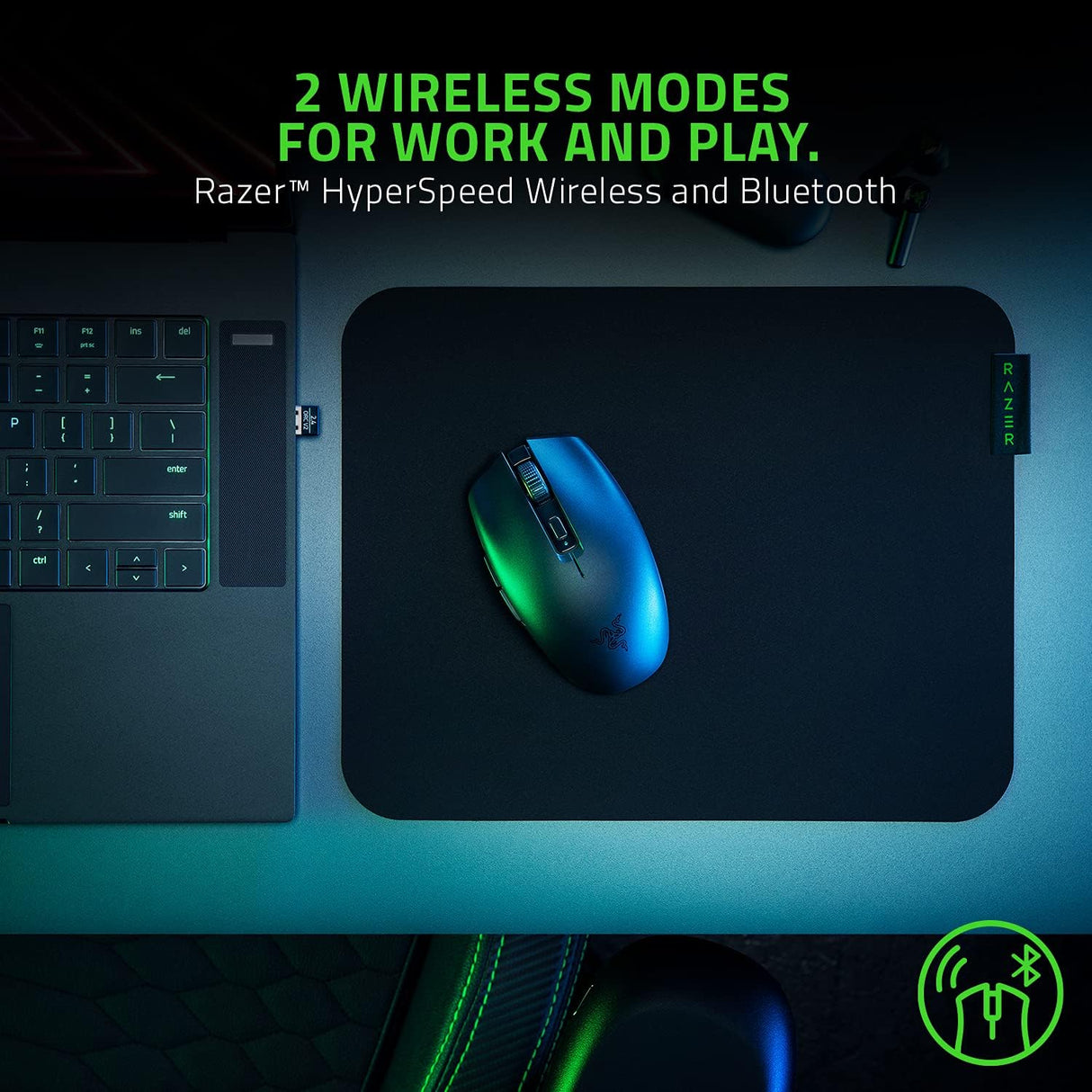 Razer Orochi V2 - Mobile Wireless Gaming Mouse with up to 950 Hours of Battery Life