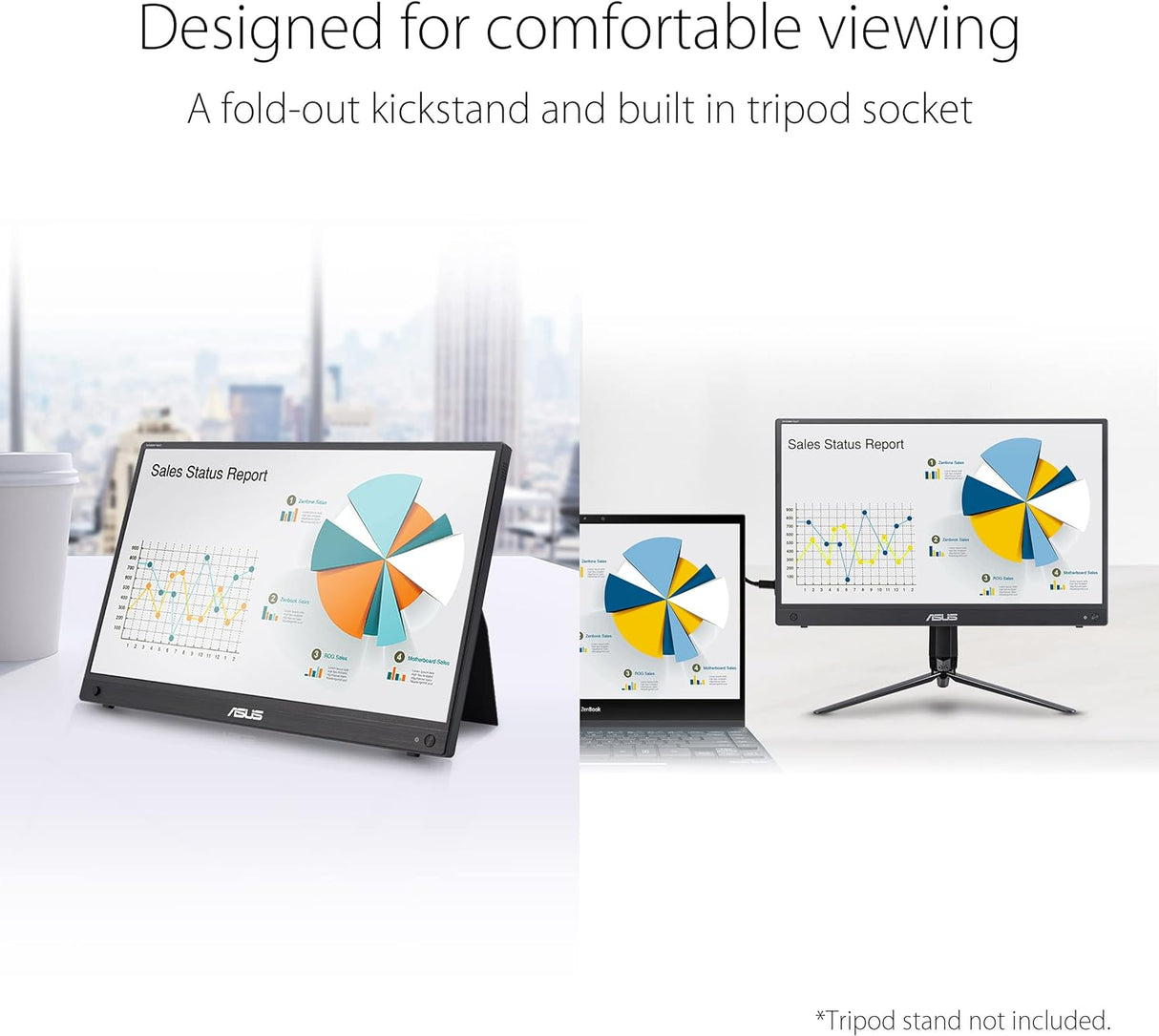 ASUS ZenScreen Touch MB16AHT 16 Inch Portable Monitor
