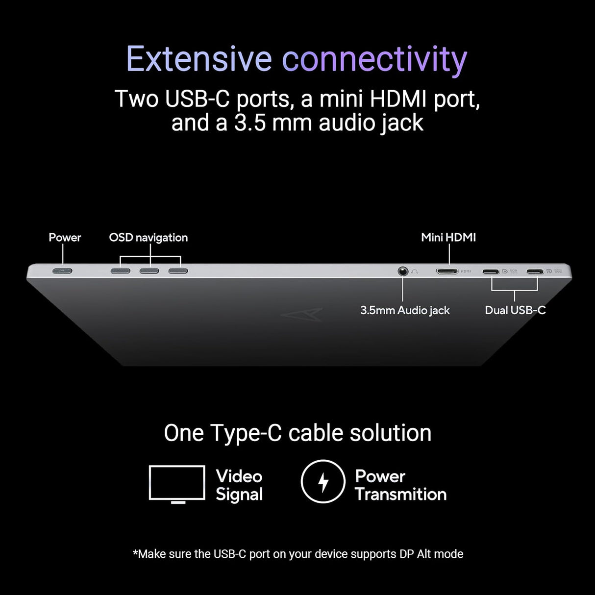 ASUS ZenScreen Fold OLED MQ17QH QHD Portable Monitor