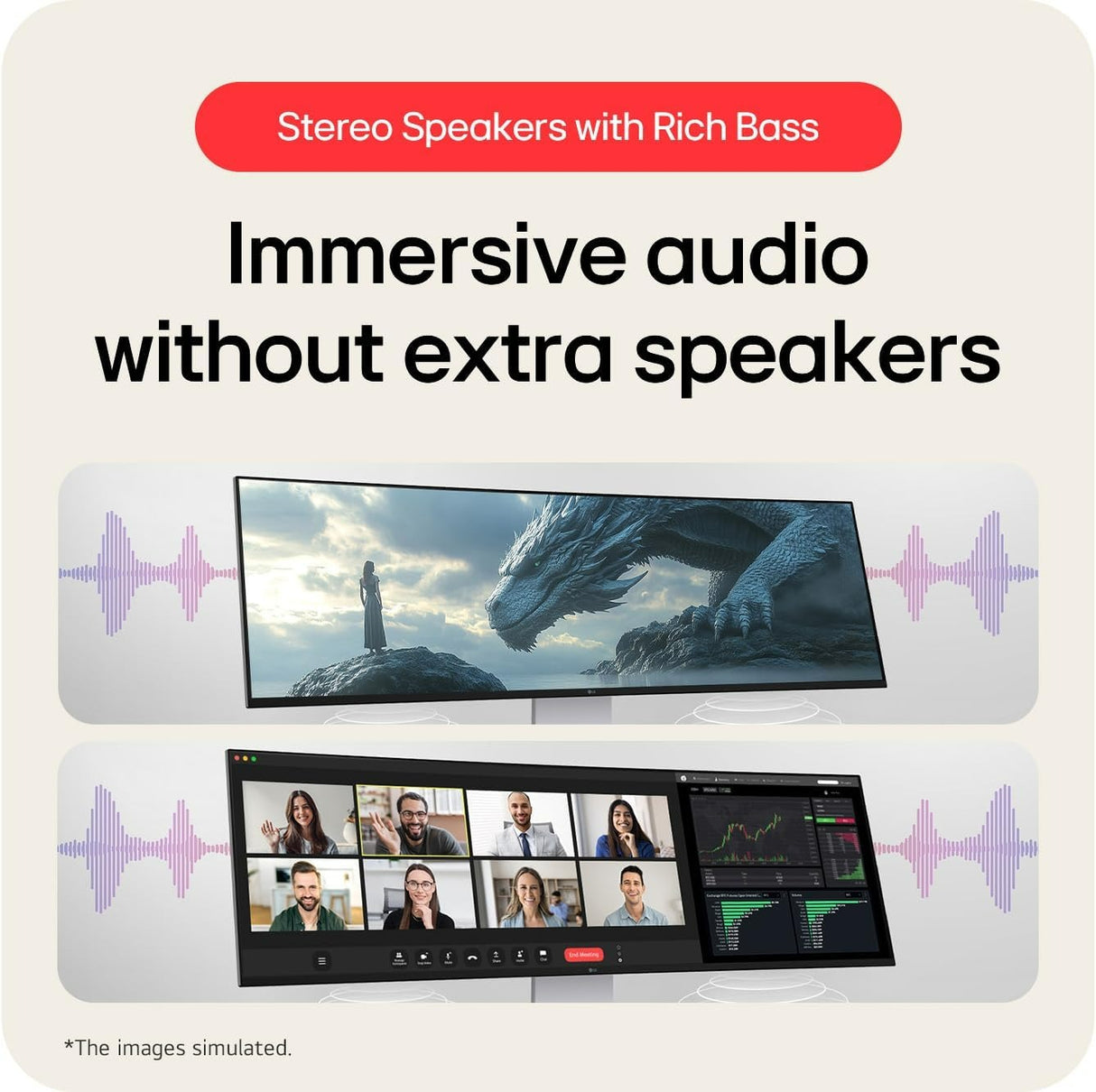 LG 49U950A-W — 49" UltraWide™ Dual QHD(5120x1440) Curved Nano IPS Display at 144Hz