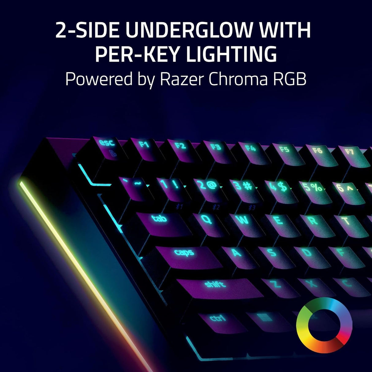 Razer BlackWidow V4 Pro 75% - Wireless Hot-swappable Gaming Keyboard - US Layout
