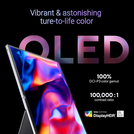 ASUS ZenScreen Fold OLED MQ17QH QHD Portable Monitor