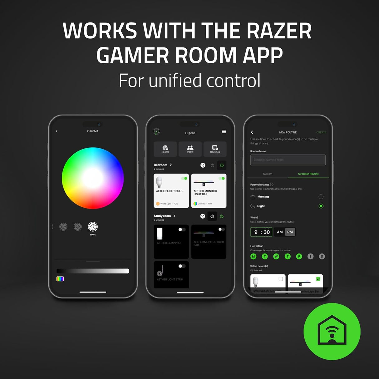 Razer Aether Monitor Light Bar – RGB LED Light Bar for Gamer Rooms