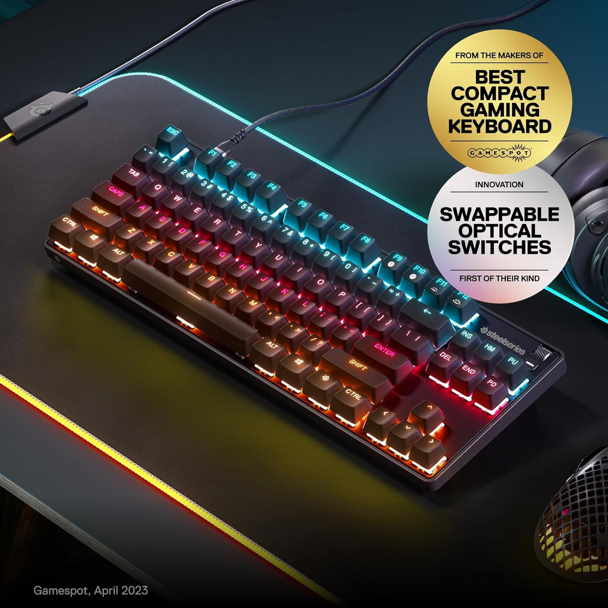 SteelSeries Apex 9 TKL Wired Gaming Keyboard