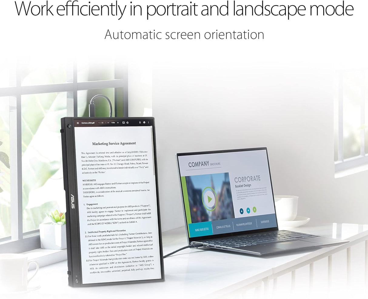 ASUS ZenScreen Touch MB16AHT 16 Inch Portable Monitor