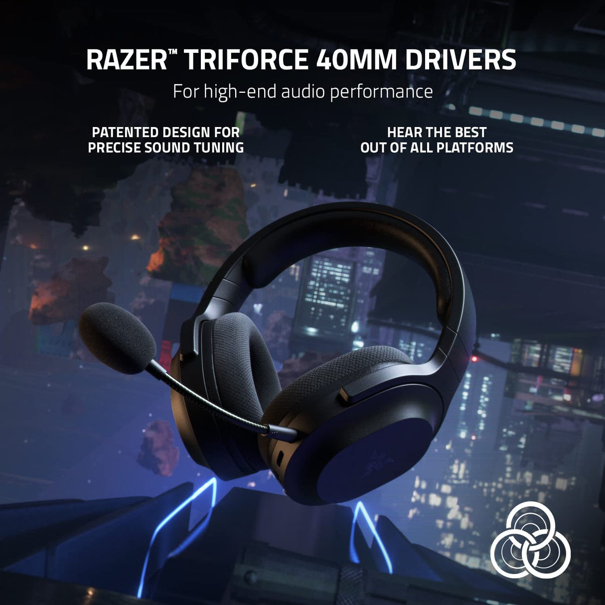 Razer Barracuda X (2022) - Wireless Multi-platform Gaming and Mobile Headset with Bluetooth 5.2 connection