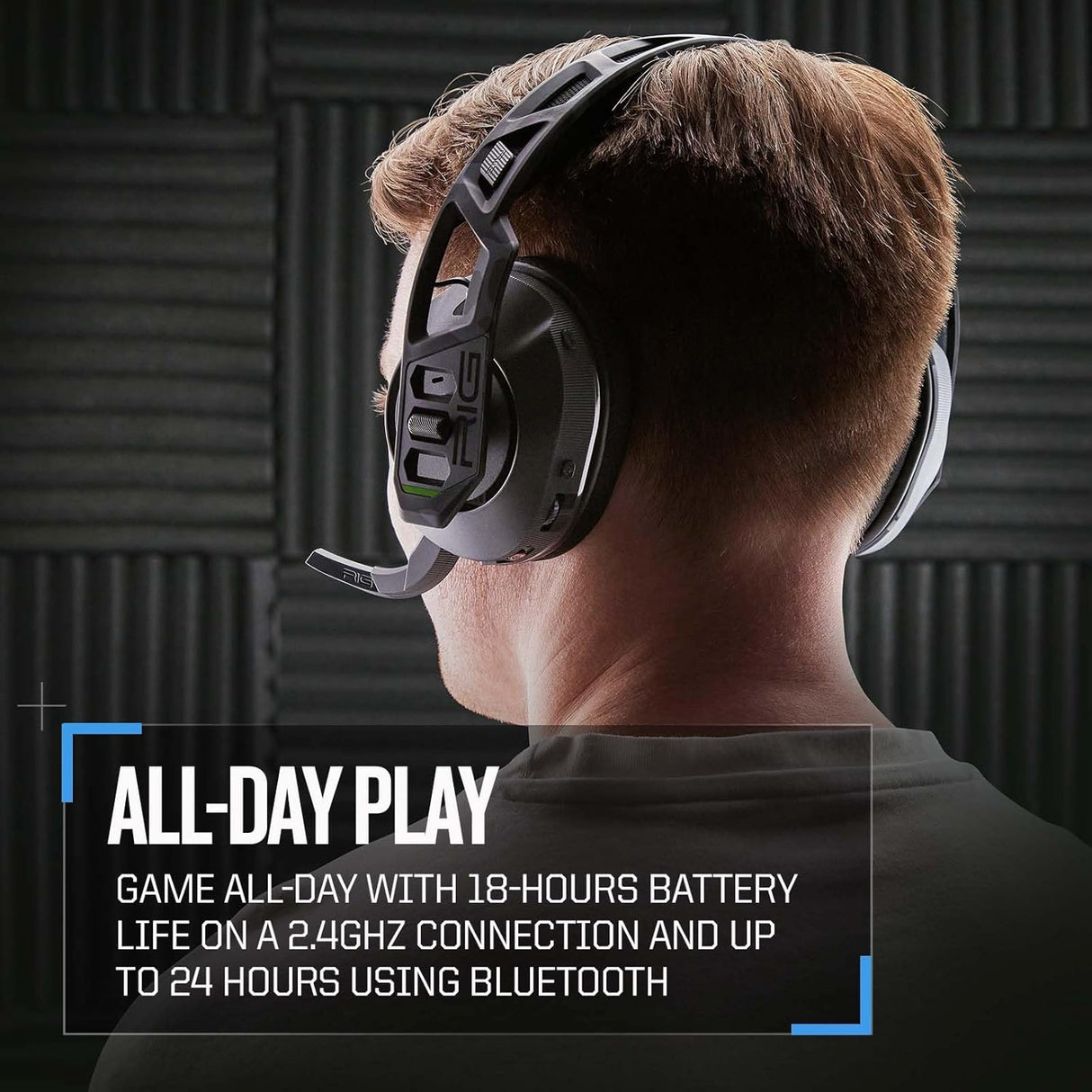 NACON RIG 600 PRO HS Dual Wireless Multiplatform Gaming Headset with Bluetooth for PlayStation PS4, PS5, Nintendo Switch, PC, USB & Mobile