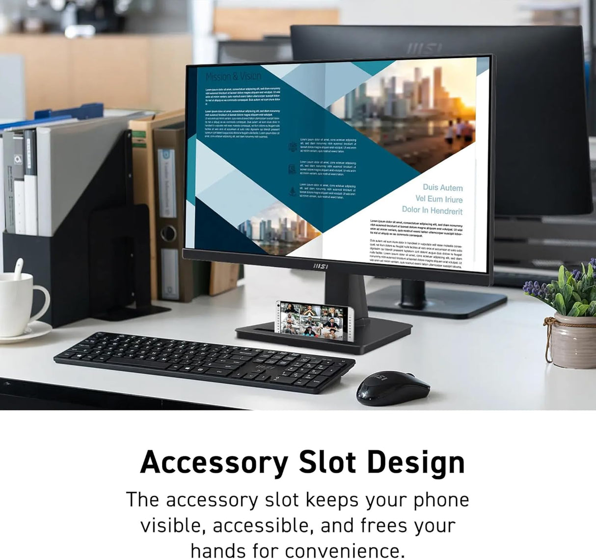 MSI PRO MP225 22-inch IPS 1920 x 1080 (FHD) 100Hz 1ms Productivity Monitor