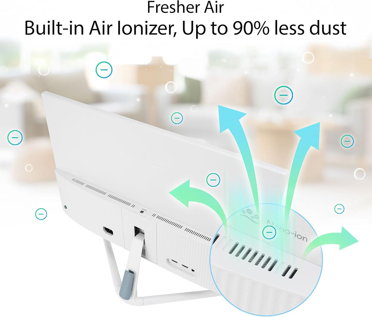 ASUS VU279HFI-W 27 Inch FHD IPS 100Hz Eye Care Monitor